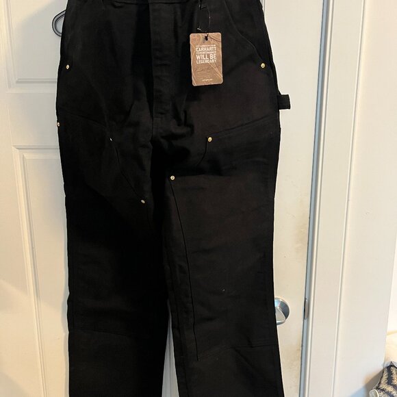 Carhartt Firm Duck Double Front Work Dungaree - Picture 1 of 3